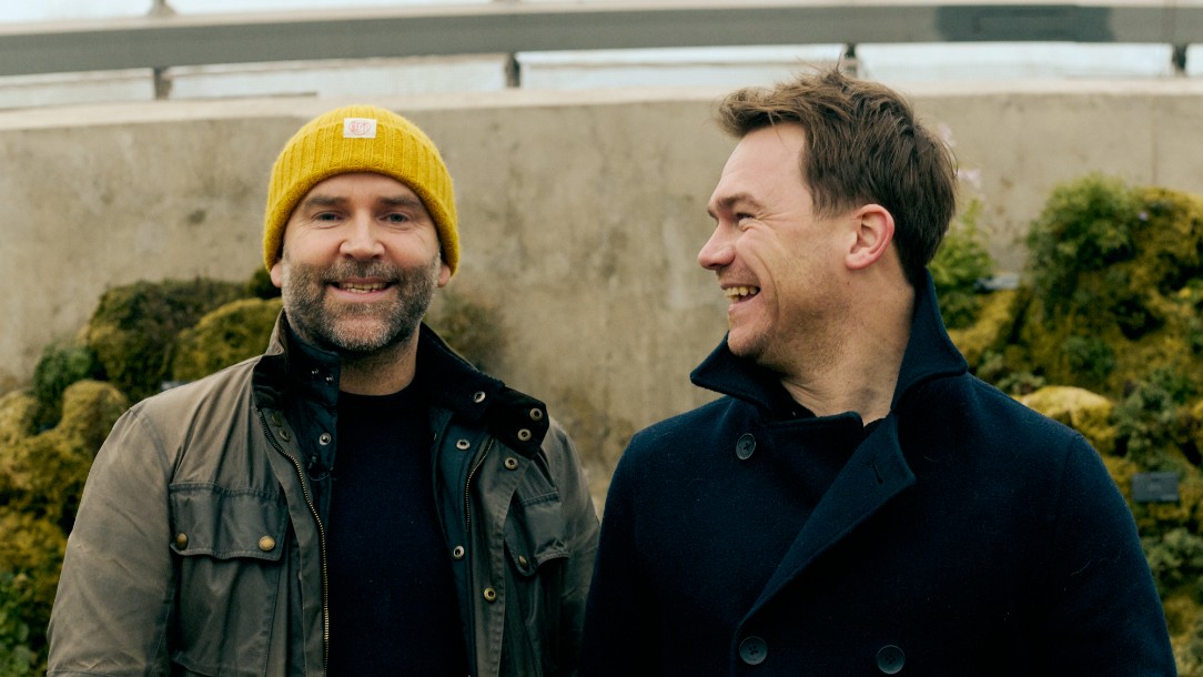 Gardeners John Warland and Tom Bannister pictured at Kew Gardens, London