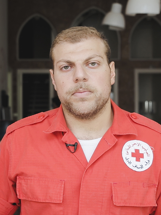Red Cross volunteer Michael