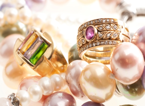Gold and pearls