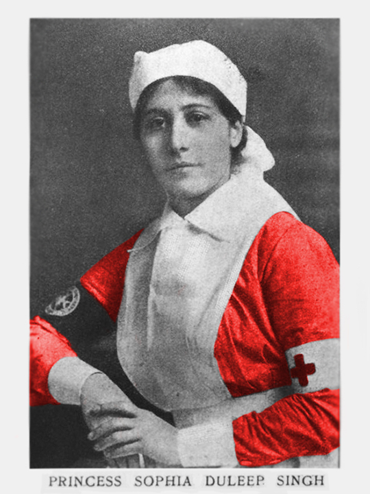 Princess Sophia Duleep Singh in her VAD uniform