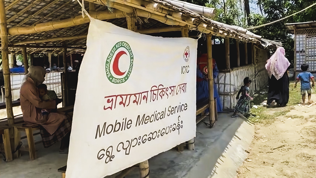 A mobile medical service in Bangladesh