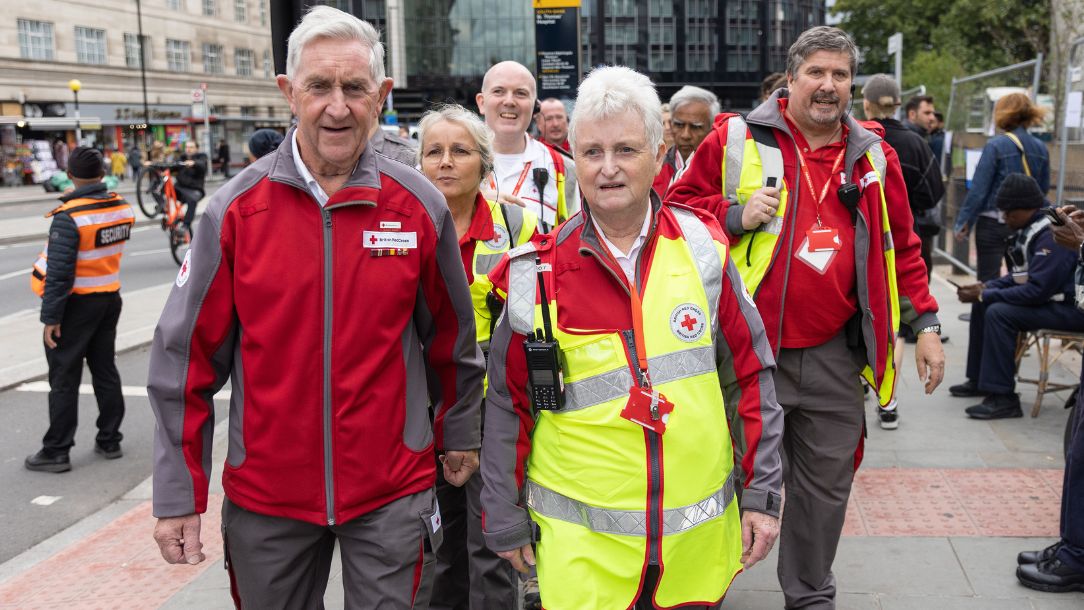 Derek and Marilyn ER volunteers