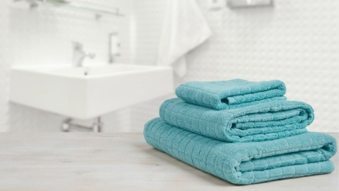 A stack of towels from a British First Aid blog about everyday items saving the day.