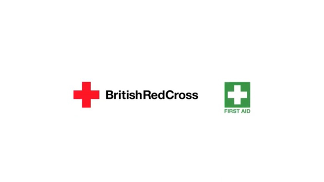 British Red Cross and first aid logo