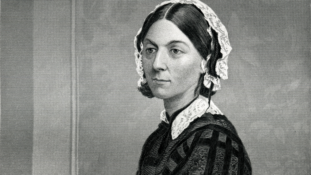 Portrait of Florence Nightingale.