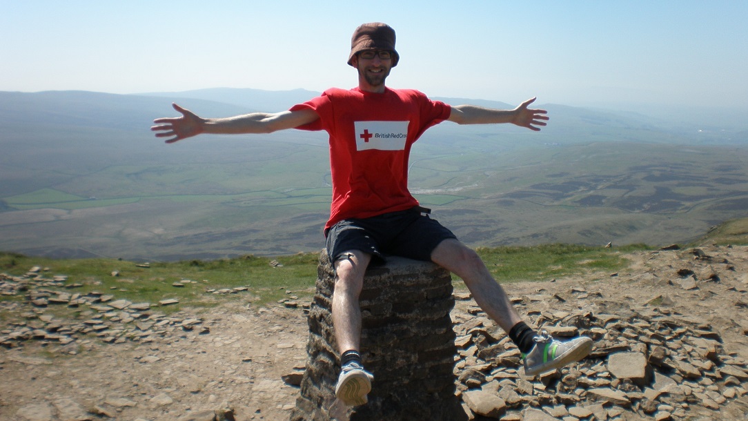 Max Newton in one of the 3 Peaks in Yorkshire