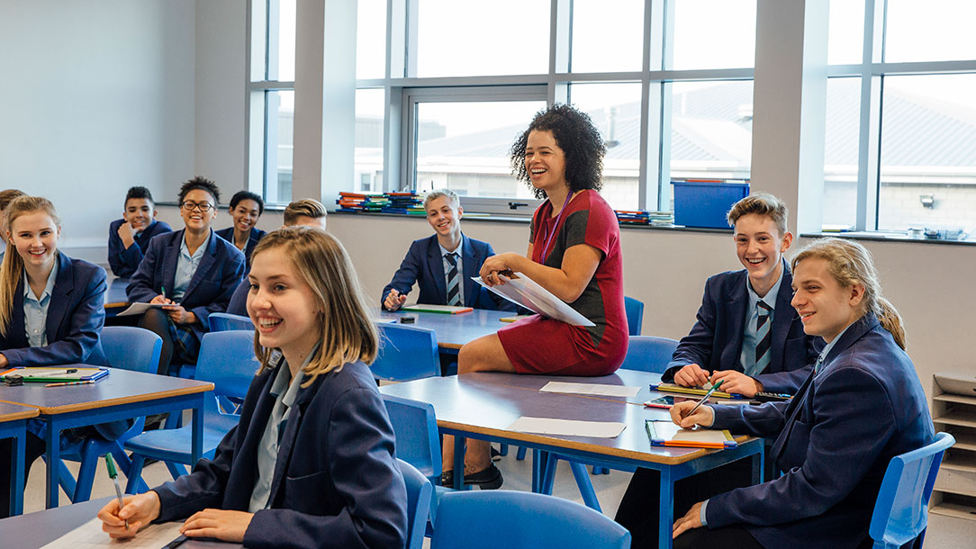 Children enjoying a lesson