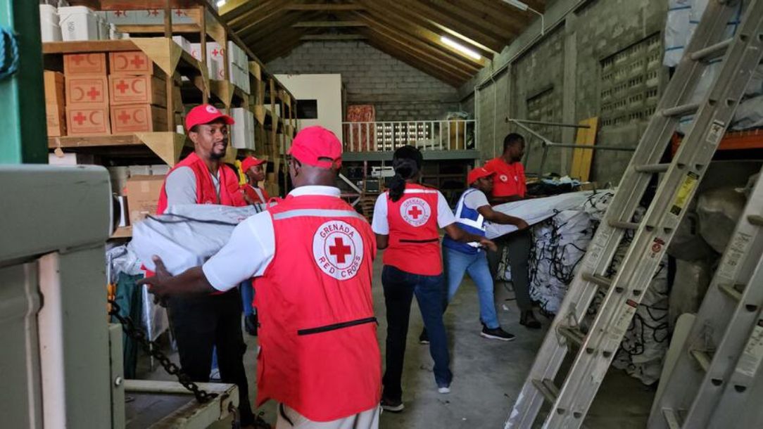 Granada Red Cross responds to Storm Beryl