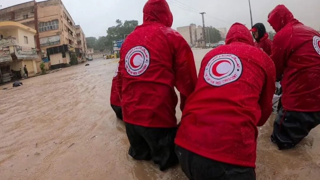 Teams from the Libyan Red Crescent are supporting affected communities from the Libya flooding.