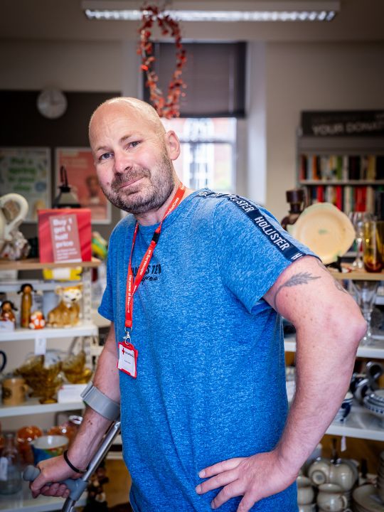 Matt shop volunteer portrait