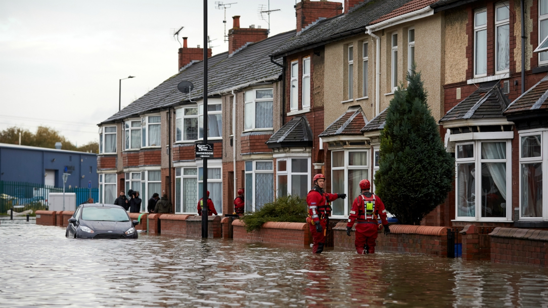 UK Emergency response to the floods in Doncaster, November 2019