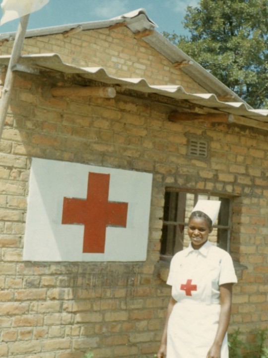 Constance Rusike, a volunteer from the Southern Rhodesia (Zimbabwe) branch of the British Red Cross, pictured in the 1960s 