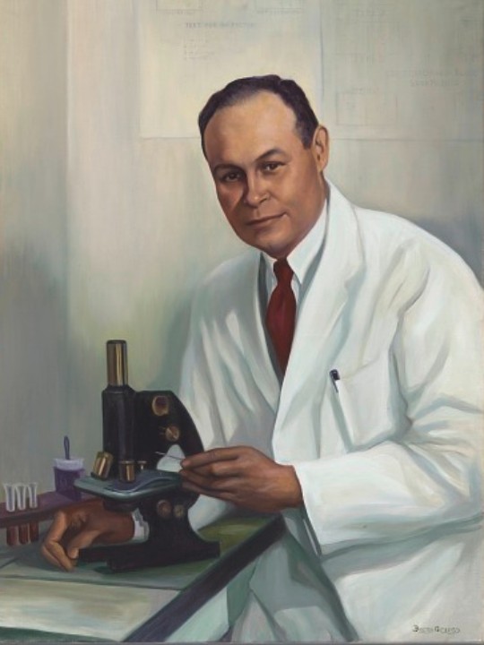 Dr Charles Drew (1904-1950), surgeon and first director of the American Red Cross blood bank