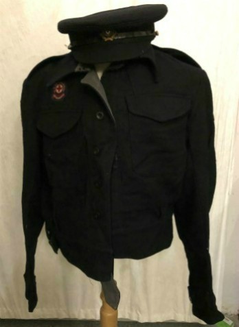 The British Red Cross volunteer uniform worn by John Cole at Aberfan.