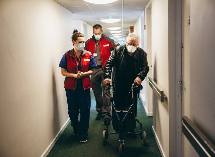 Paul, Scott and Bridget on their walk
