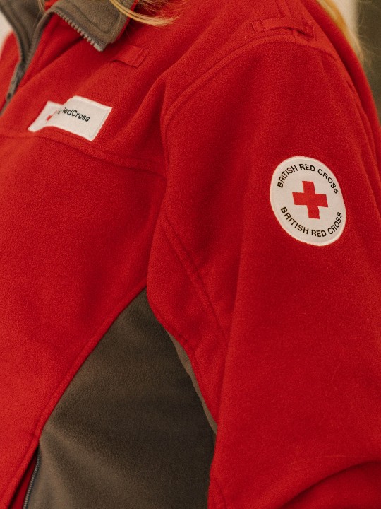 Volunteer Charlet's British Red Cross uniform