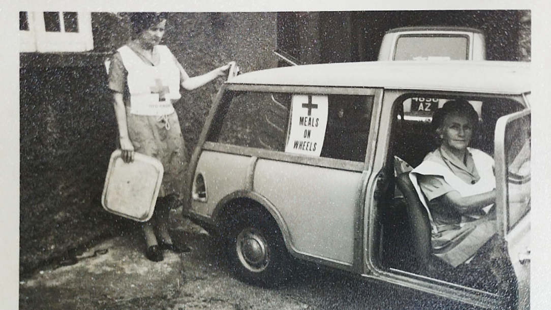 First Meals on Wheels Service, Derry. Lady Aileen McCorkell