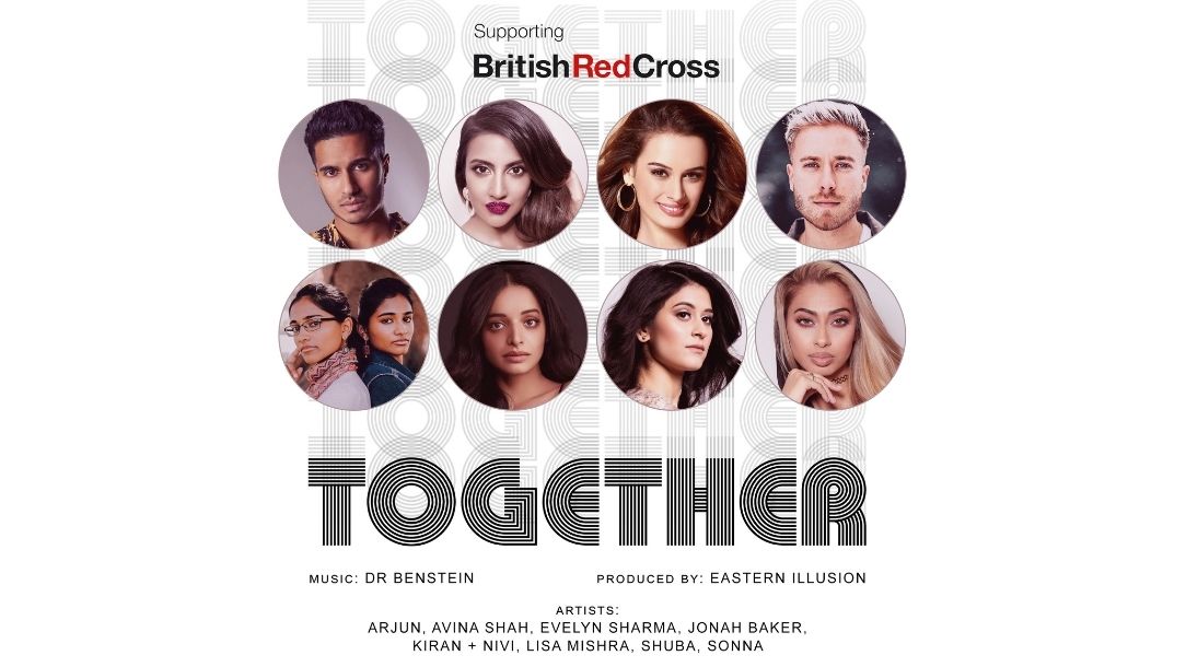 A poster created for a single released by Asian artists and influencers to raise money for the British Red Cross Global Coronavirus Appeal