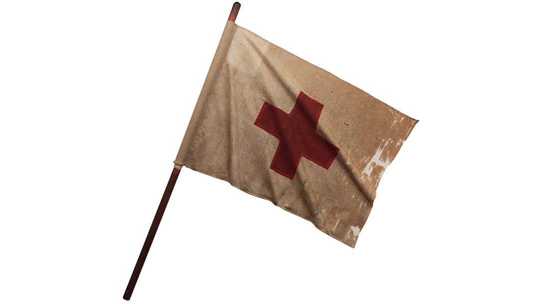 Red Cross flag from 1870
