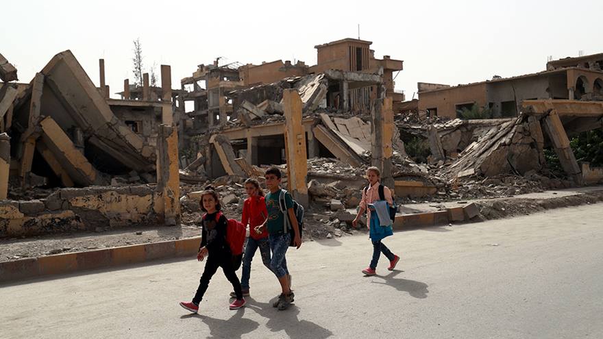 School in Raqqa, Syria