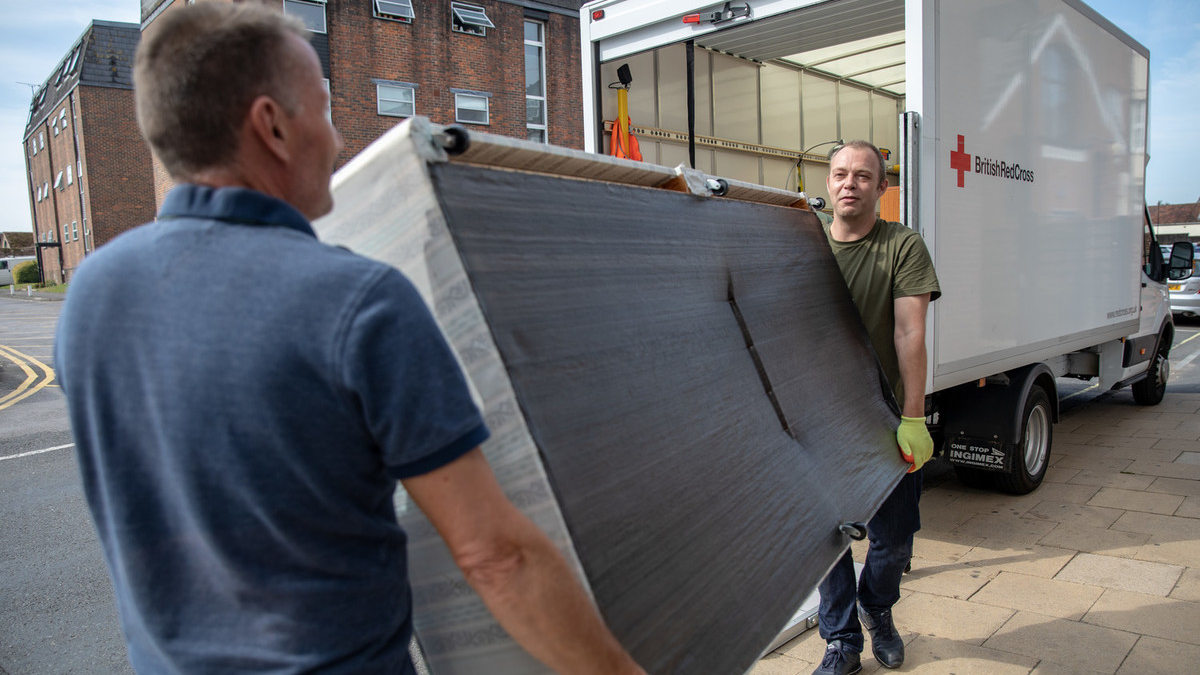Furniture and electrical charity shops British Red Cross