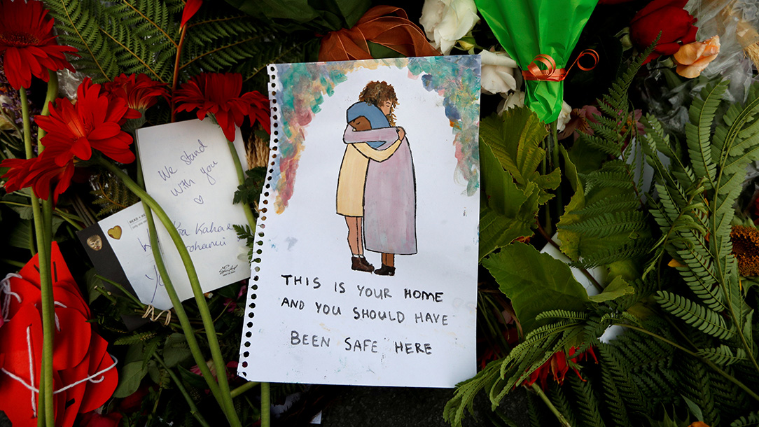 Message of Support for New Zealand Shooting
