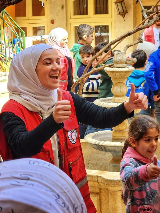 Syran children being treated by mental health teams in Aleppo