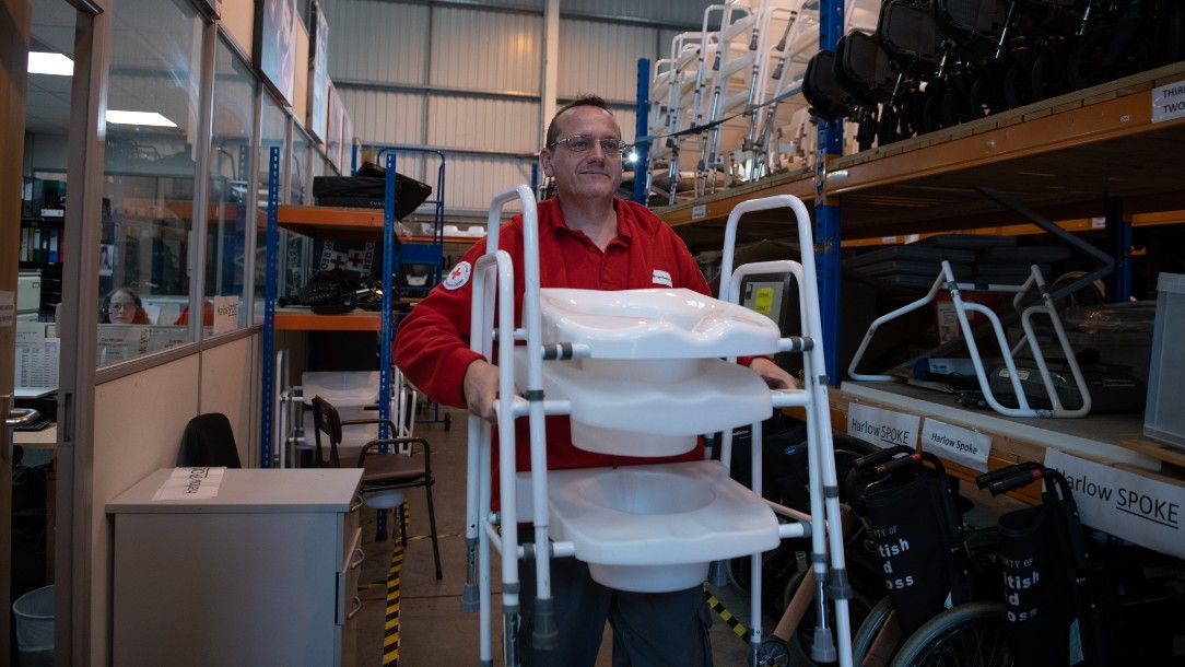 Hire a Commode, Toilet Frame, Toilet Seat, Toilet Aids British Red Cross