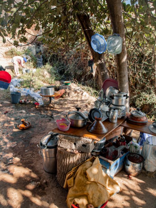 Community kitchen Morocco earthquake