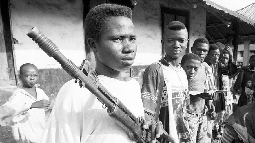 A child soldier